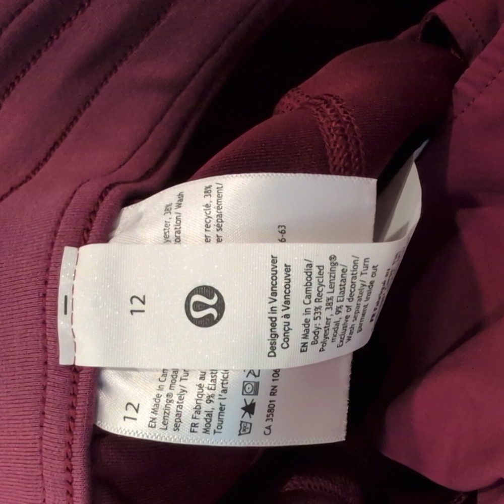 NWT Lululemon Softstreme High-Rise Pant *Regular Deep Luxe - Picture 7 of 10